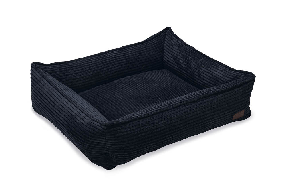 Designed by Lotte Ribbed - Hondenmand - antraciet - 22x70x80 cm - M