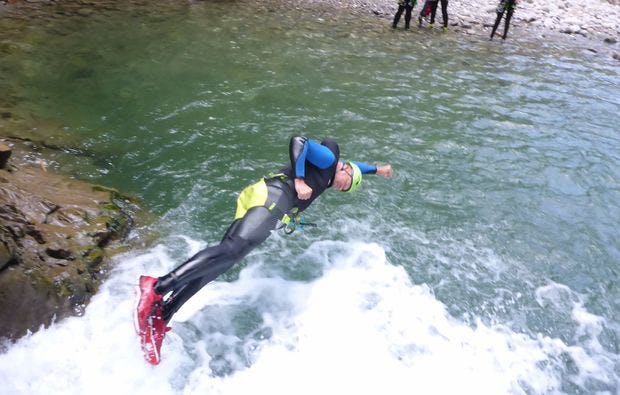 Canyoning in Sonthofen als Abenteuergeschenk| mydays