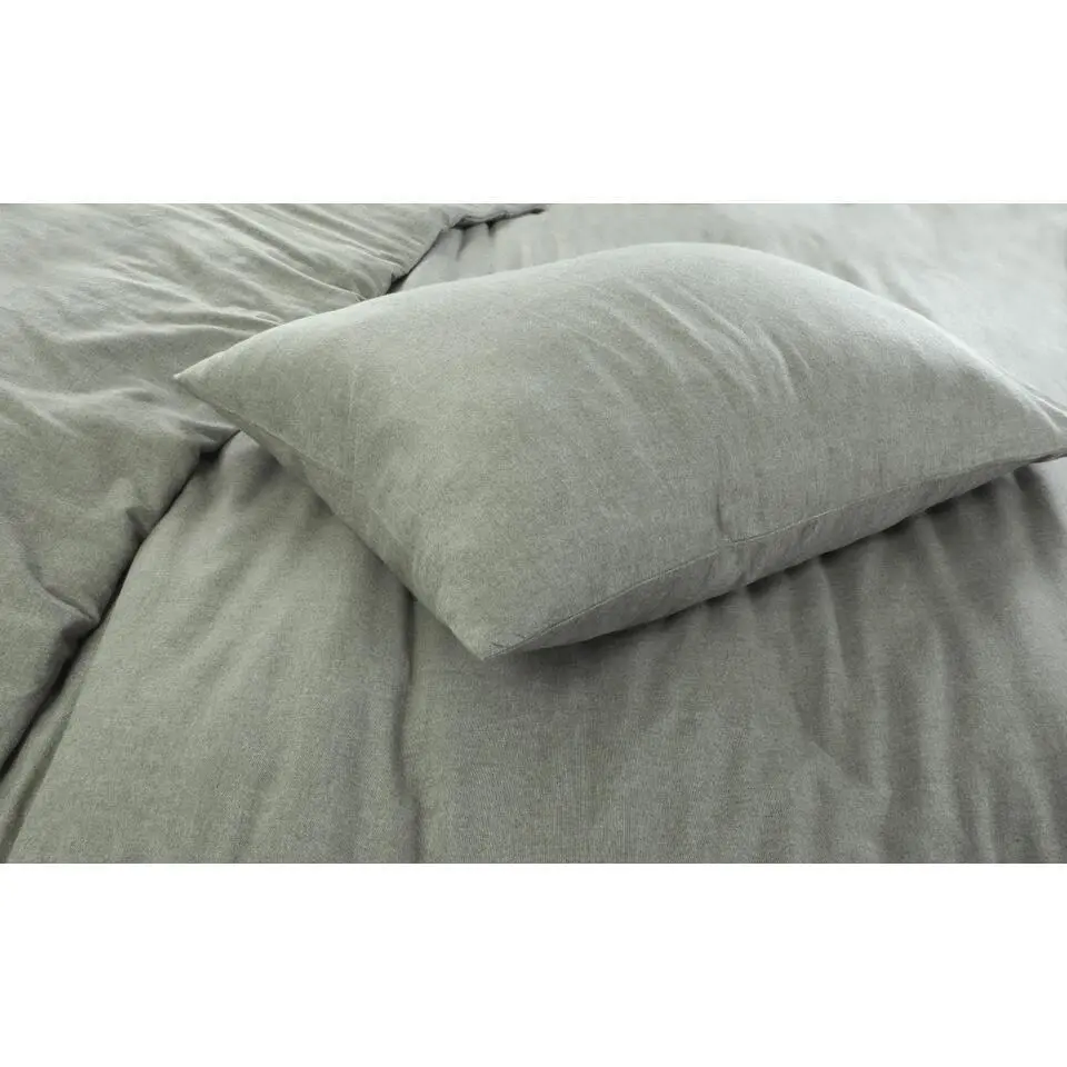 Papillon dekbedovertrek Brienz flanel - 140x200/220cm - Groen