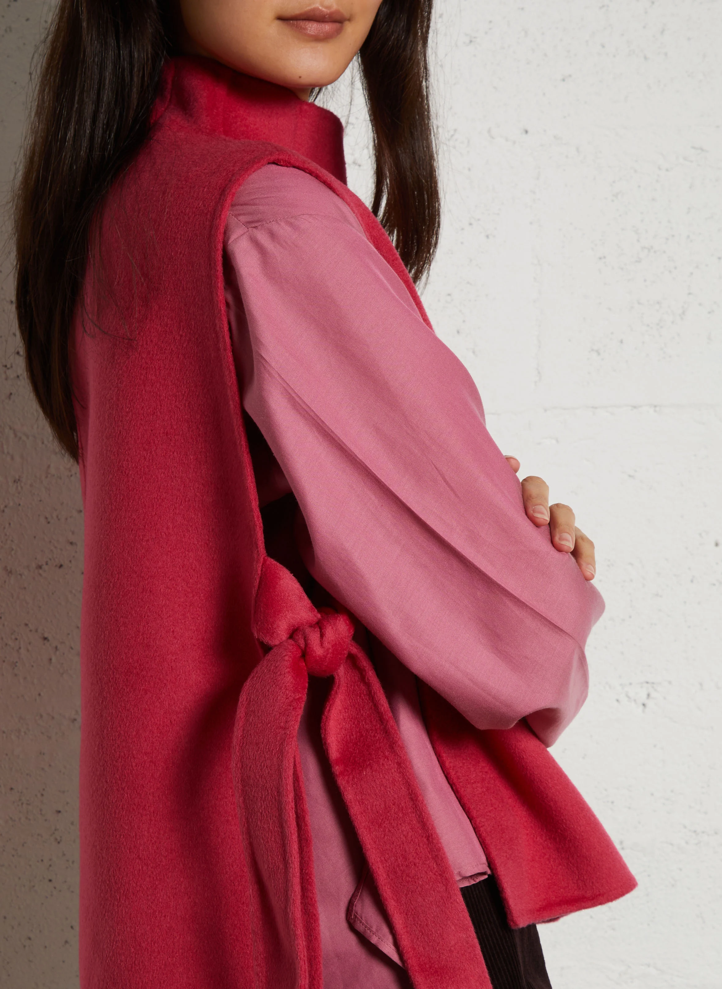 RIMA - Plastron en laine | Beige