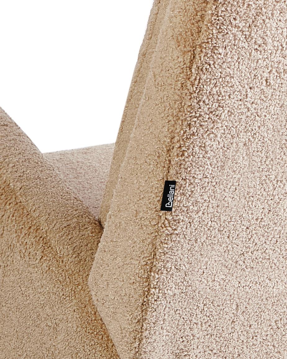 Schommelstoel ALSTA Bouclé Beige