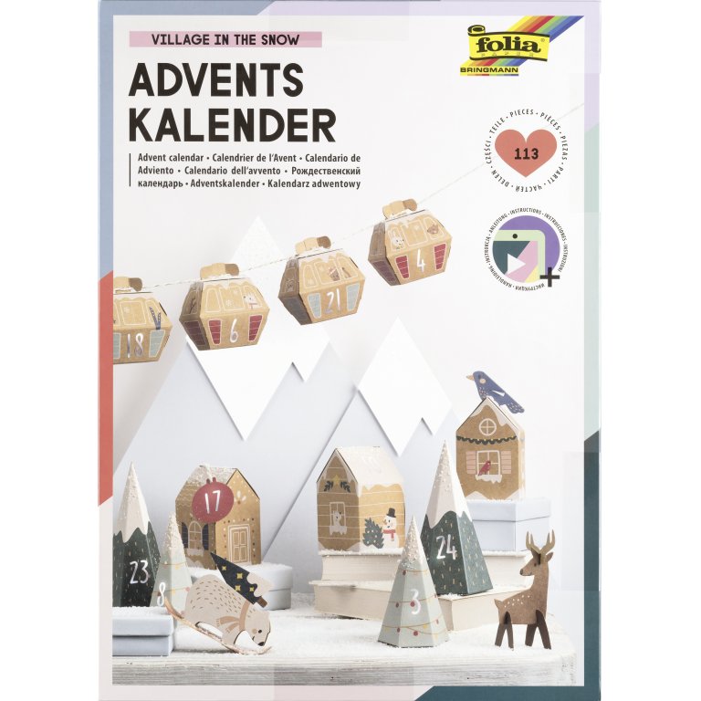 Adventskalender Set, ''Village In The Snow''