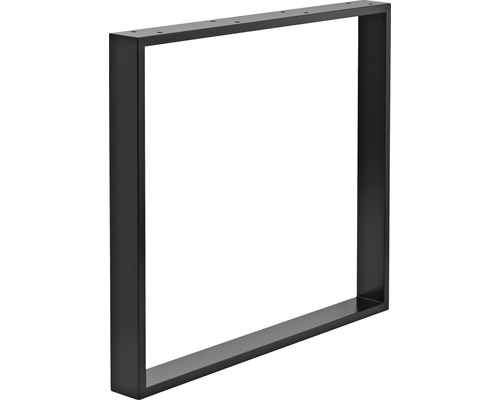 Tarrox tafelframe, aluminium, 800 x 722 x 80 mm, zwart, 2 stuks