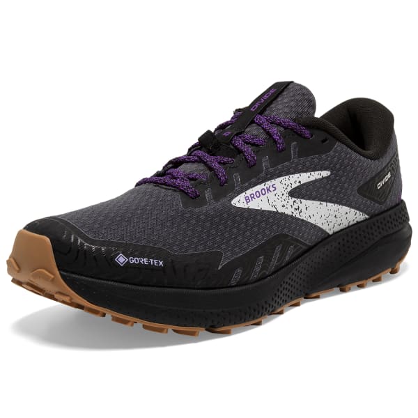 Chaussure trail BROOKS DIVIDE 4 GORE-TEX W BLACK/BLACKENED PEARL/PURPLE