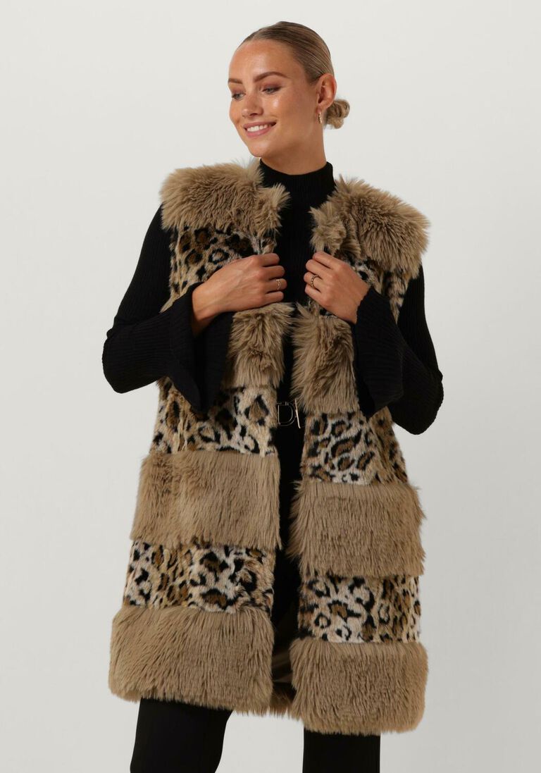 TWINSET MILANO leopard twinset milano gilet 13353140-cpc