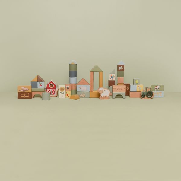 Little Dutch Bouwblokken Little Farm FSC