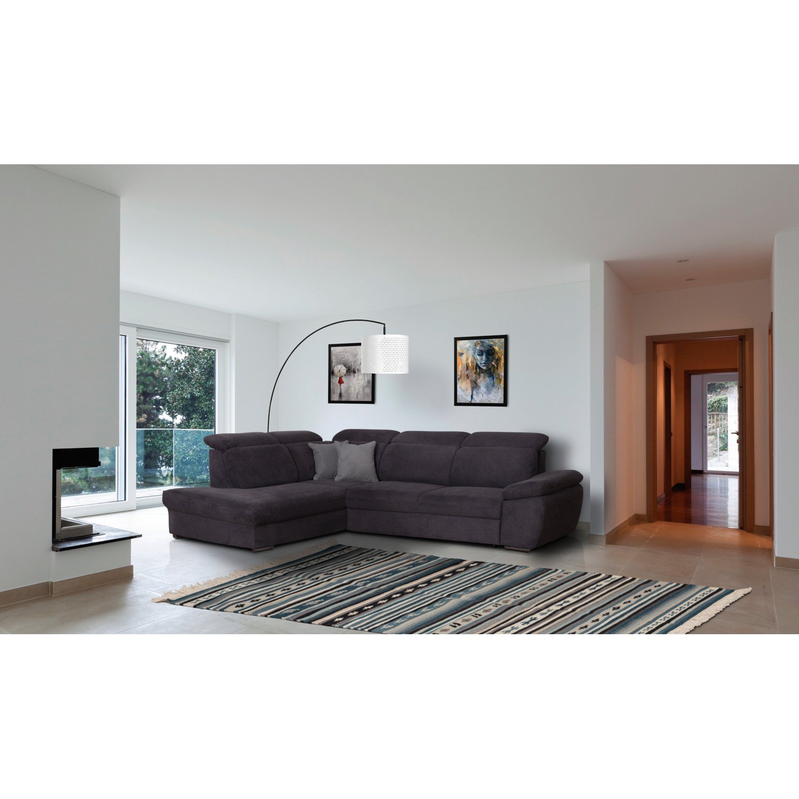 Ecksofa Alabama, Recamière links