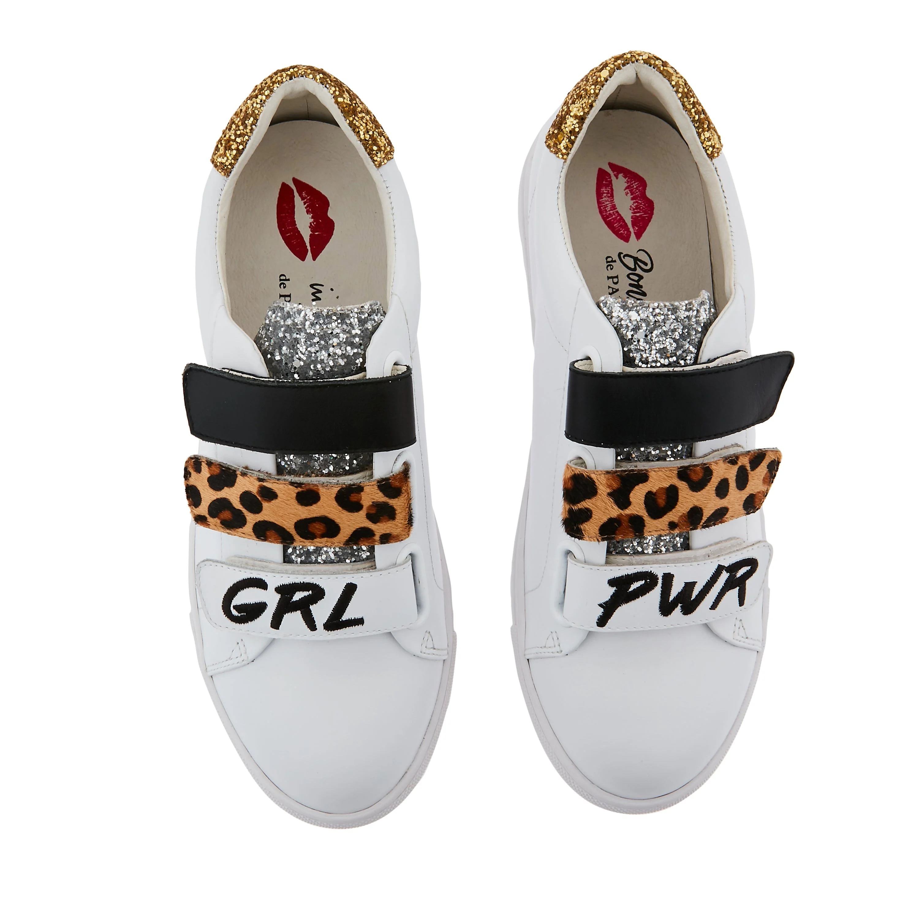 EDITH GRL PWR - Sneakers en cuir | Blanc