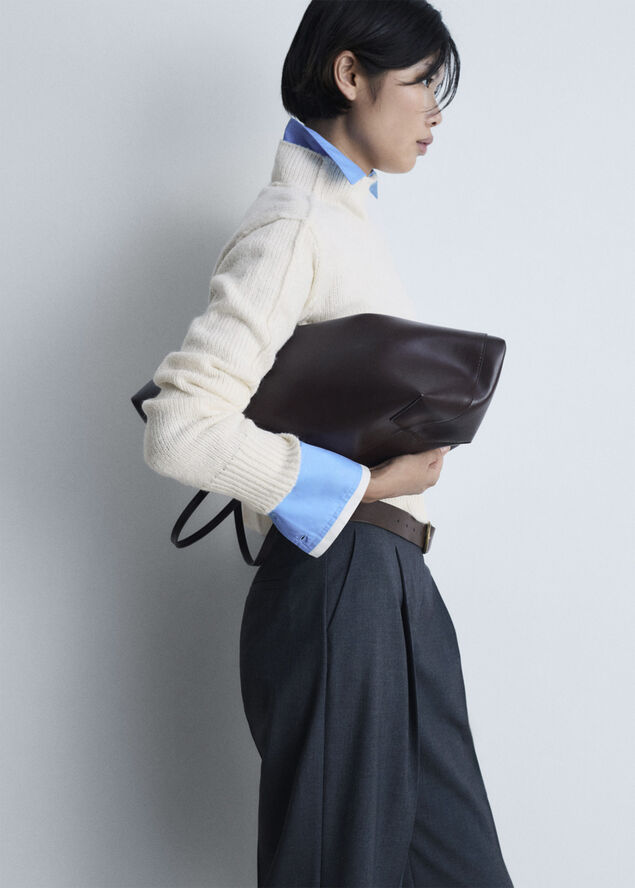MANGO SWEATER. -- MERCE Light beige