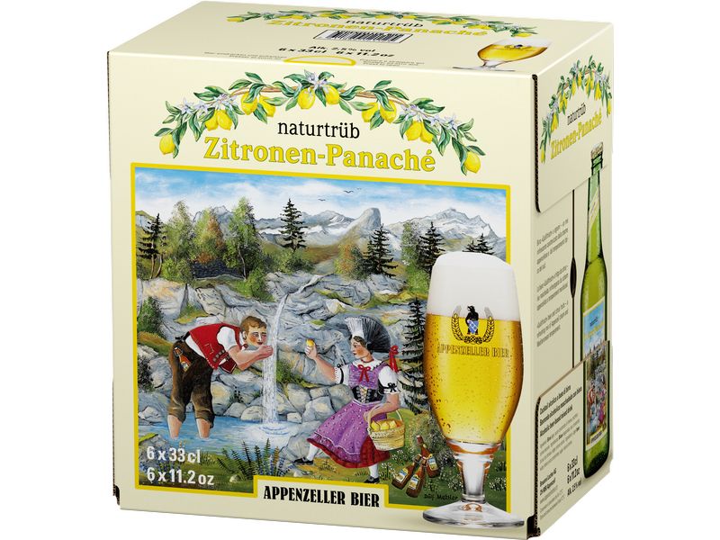 Appenzeller Bier Bier Zitronen Panaché 6 x 0.33 l Panaché