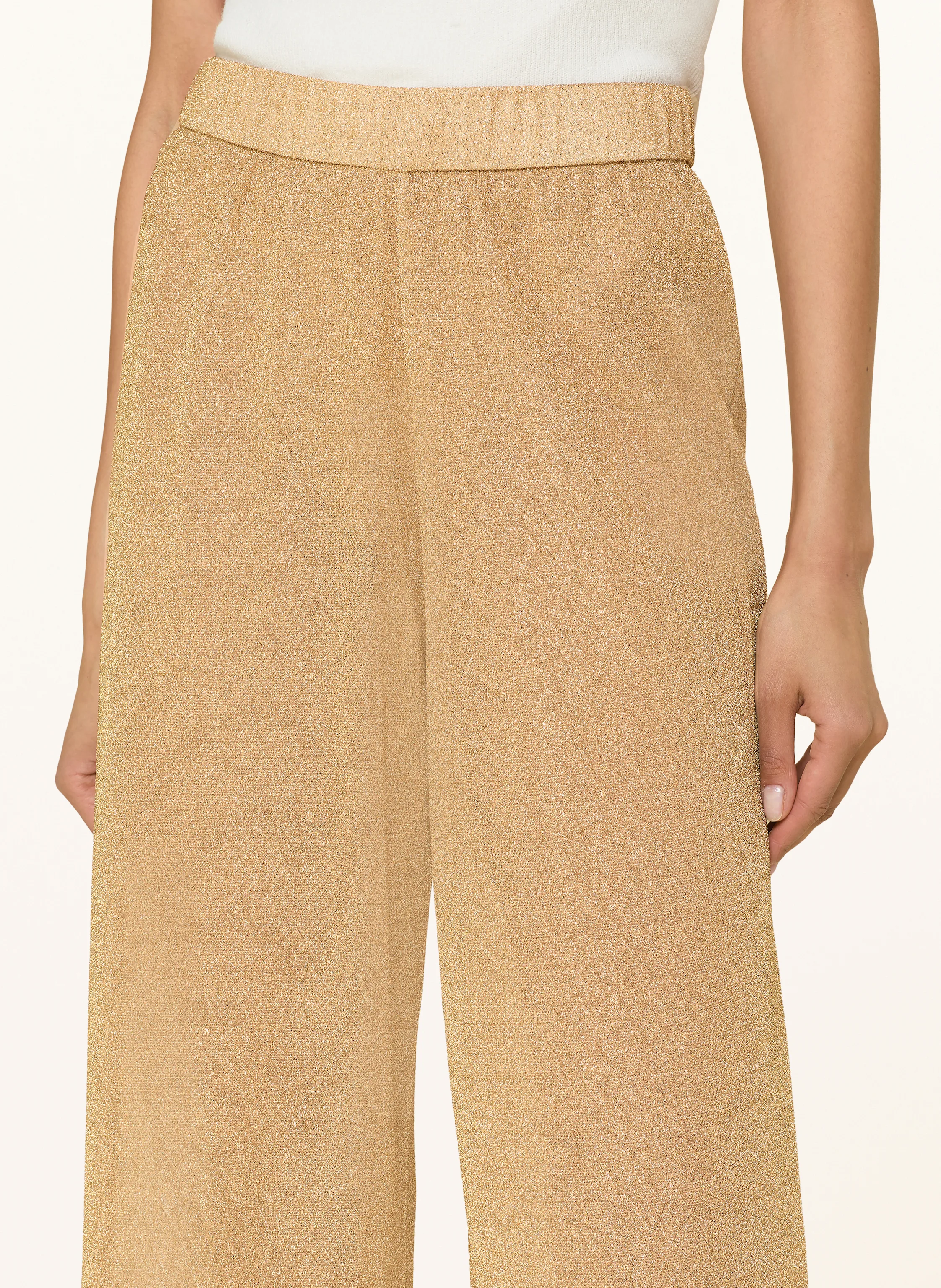 Oséree Marlenehose LUMIERE mit Glitzergarn