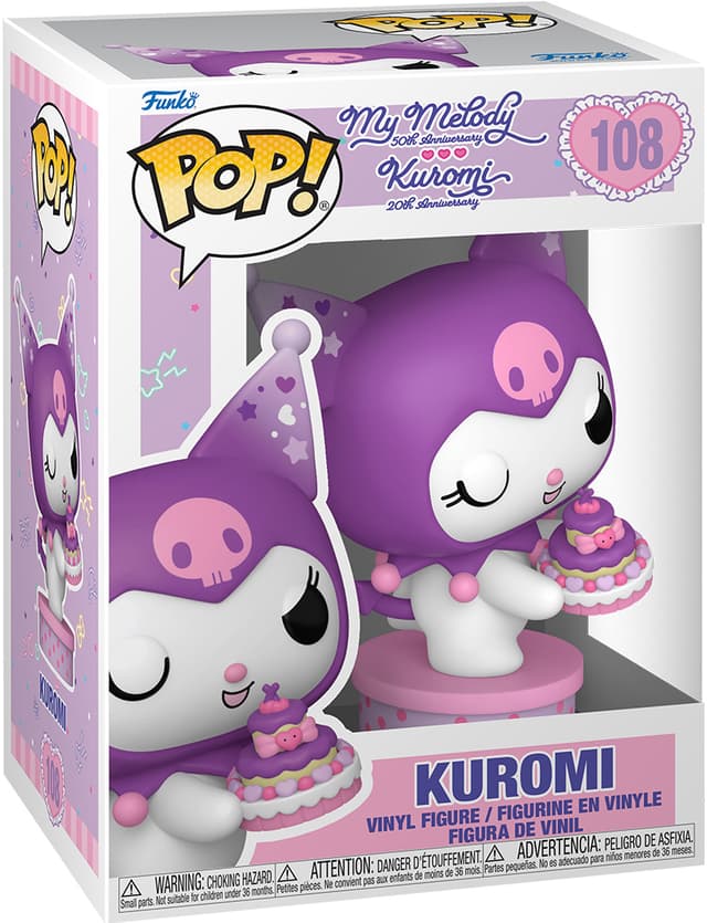 Funko POP Sanrio S8 actionfigur (Kuromi)