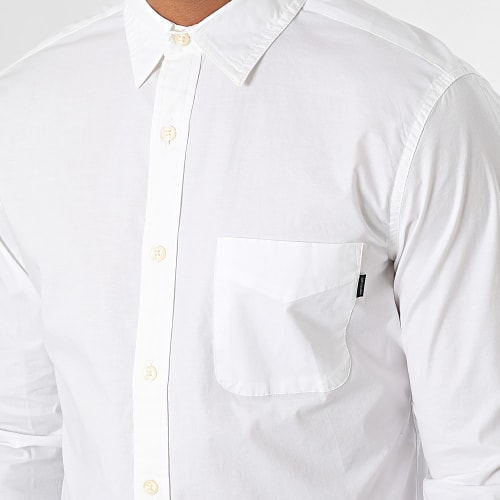 Chemise Manches Longues Slim A1114 Blanc