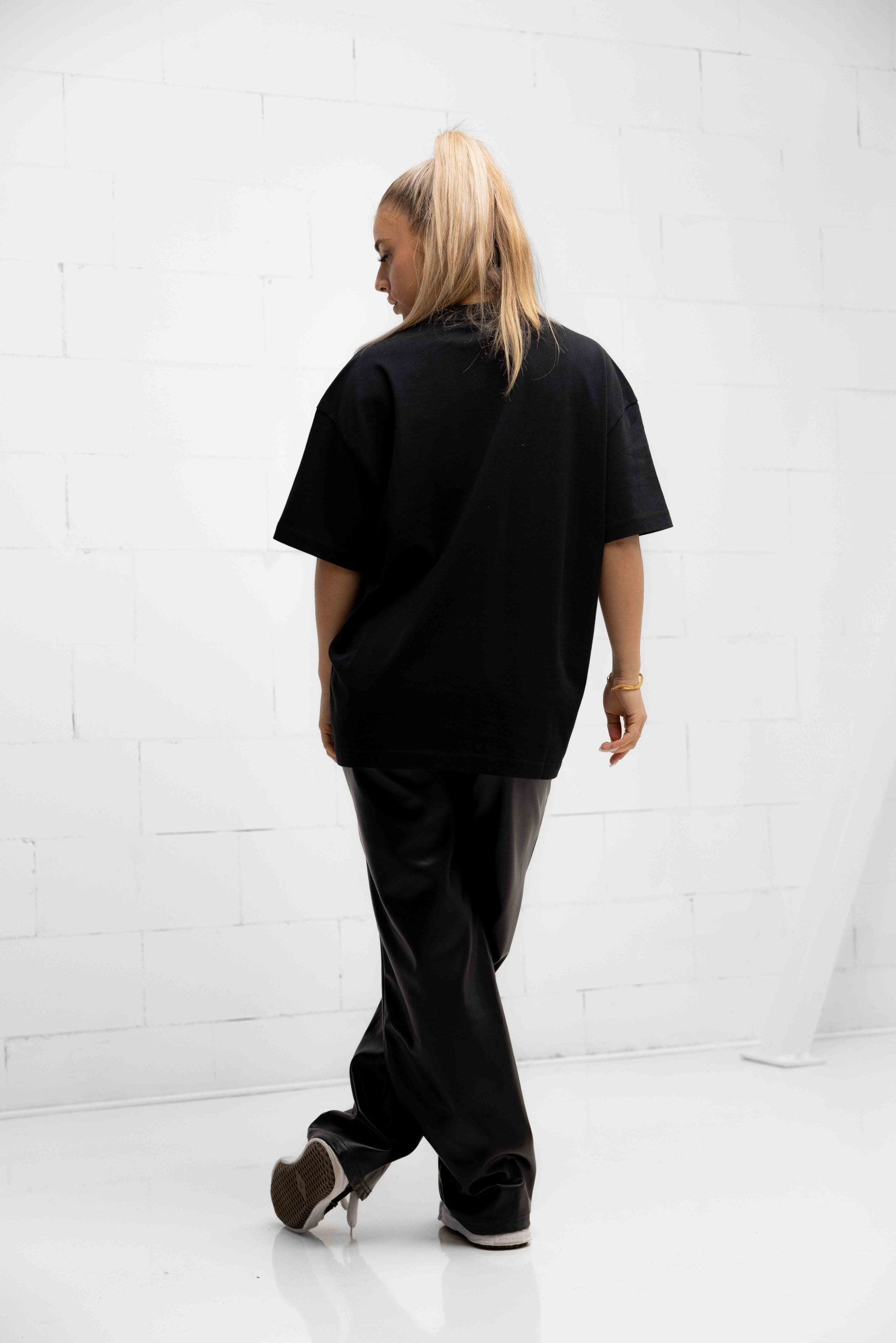 Fearless Blood Logo T-Shirt Dames Zwart