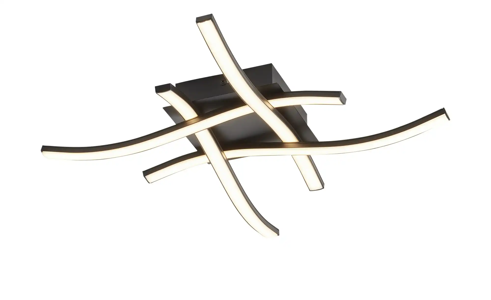KHG LED-Deckenleuchte, 4-flammig, schwarz