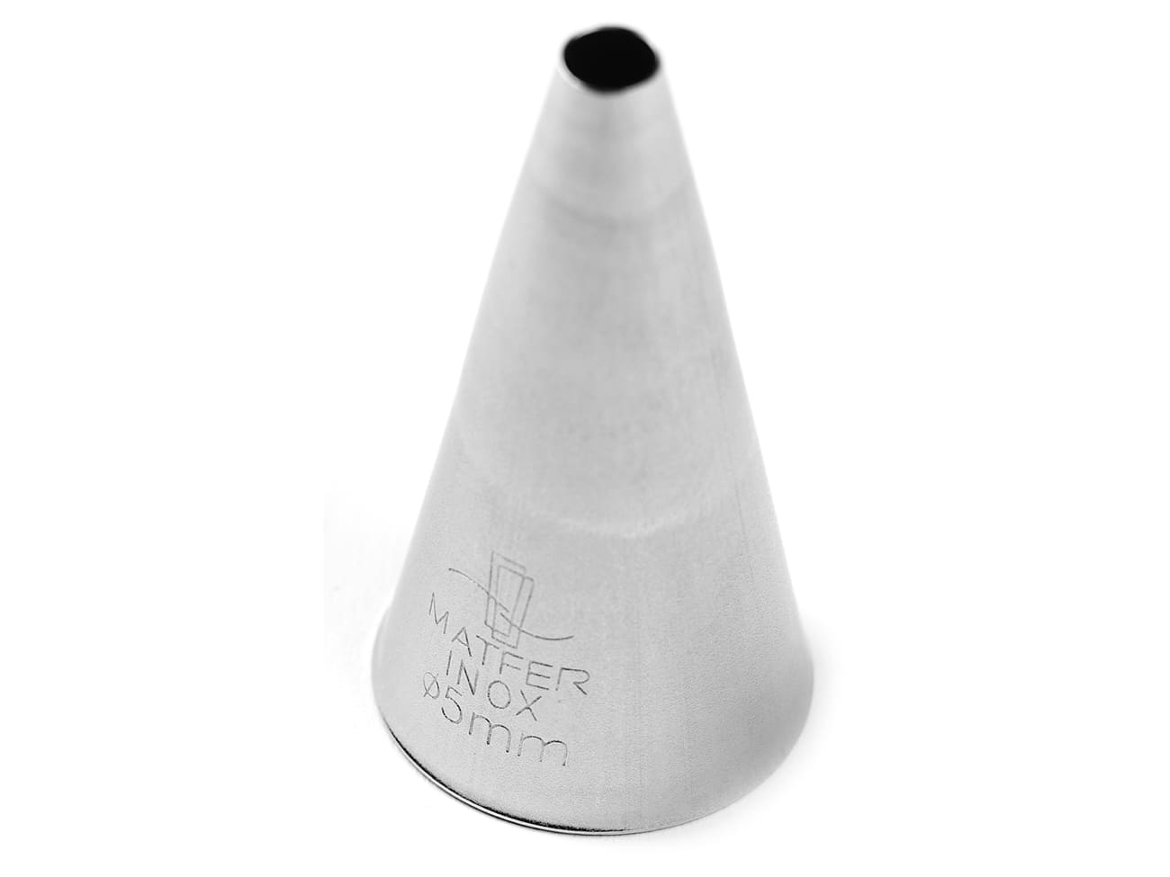 Douille pâtisserie unie - inox - Ø 5 mm - Matfer