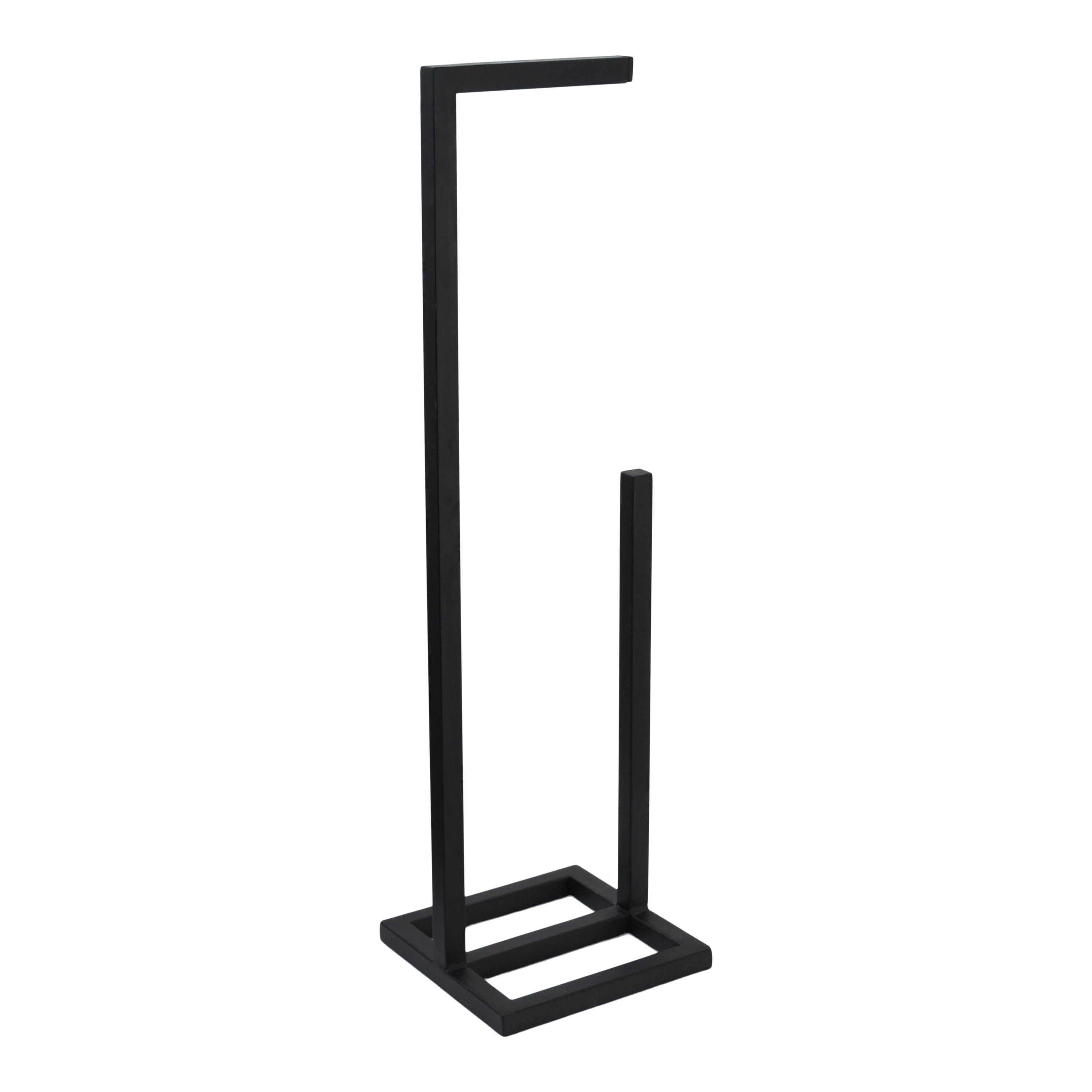 LOFT42 Jack Toiletrolhouder - Zwart - Metaal