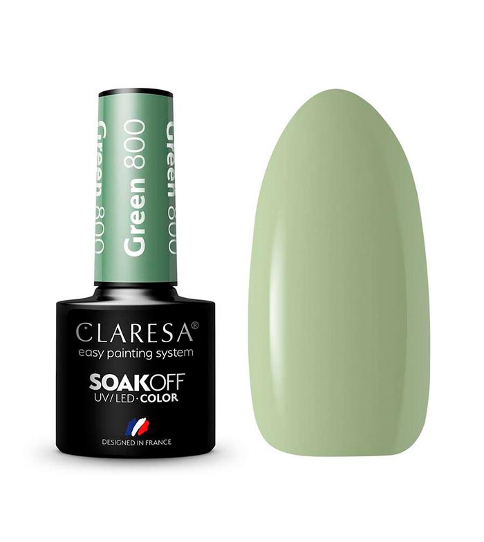 Claresa - Esmalte semipermanente Soak off - 800: Green