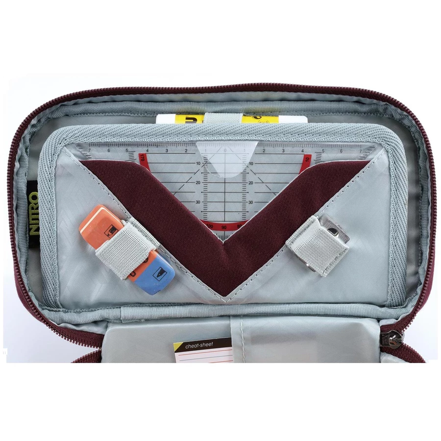 Nitro XL - Schlampermäppchen 21 cm wine