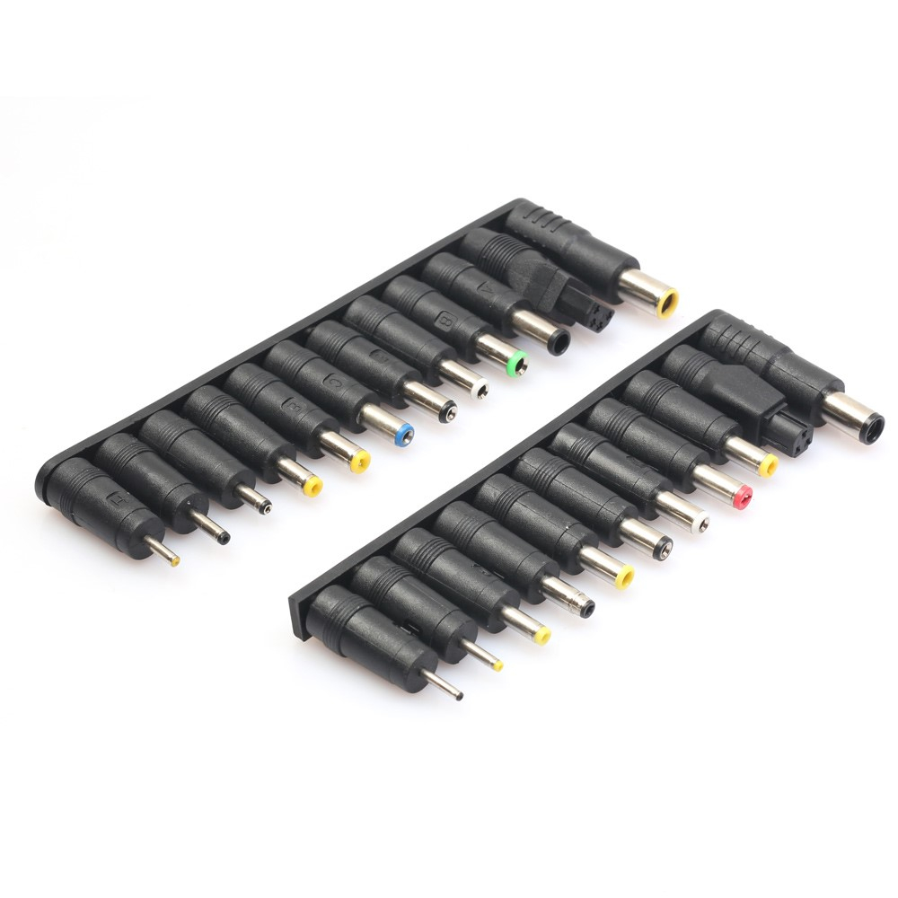 (23-tlg. Set) Laptop / Notebook Ladeanschluss Adapter Konverter mit 5.5x2.1mm Anschluss