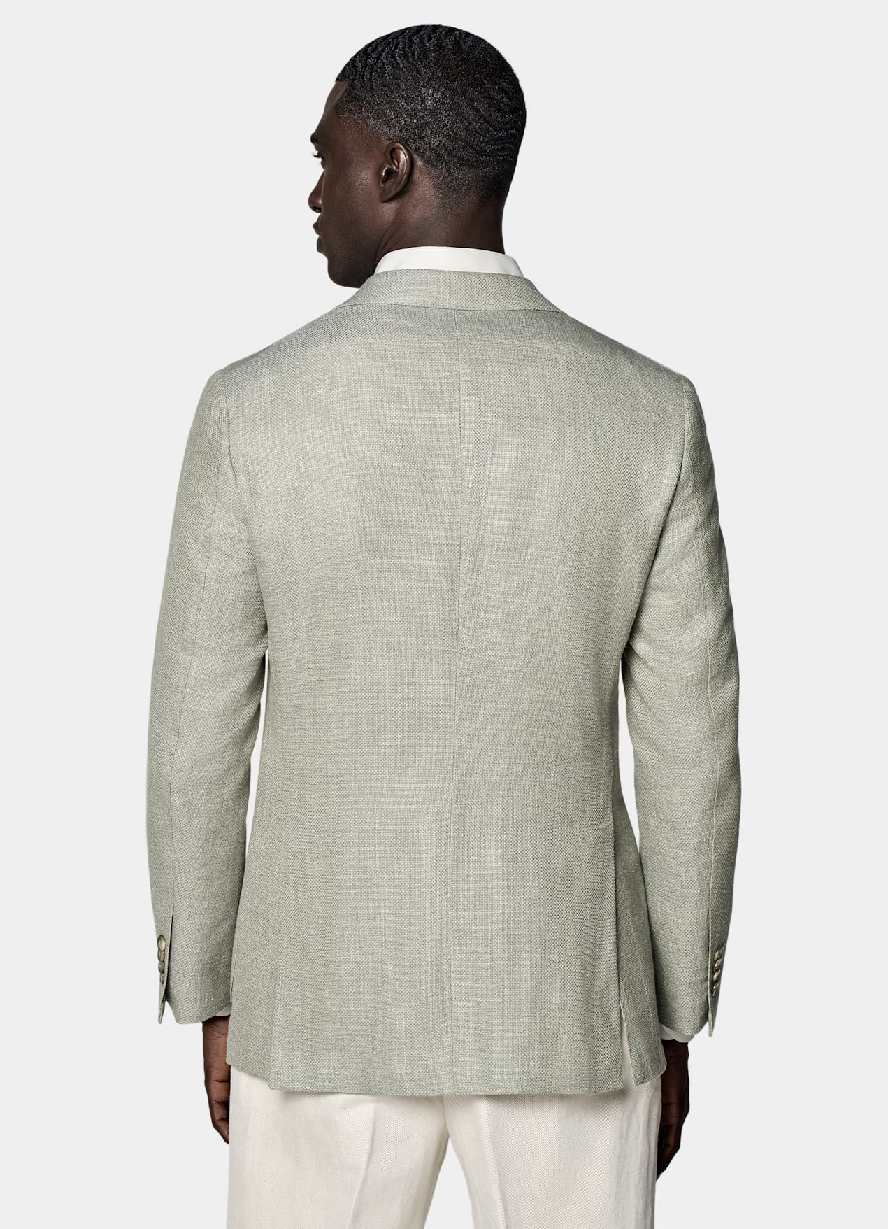 Blazer Havana coupe Tailored vert clair