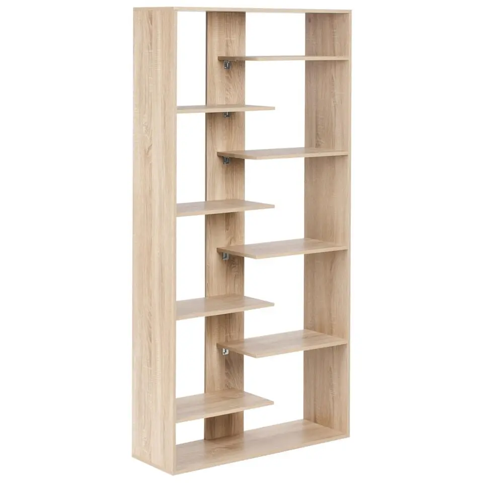 FONTAS - Boekenkast - Lichtbruin - Spaanplaat