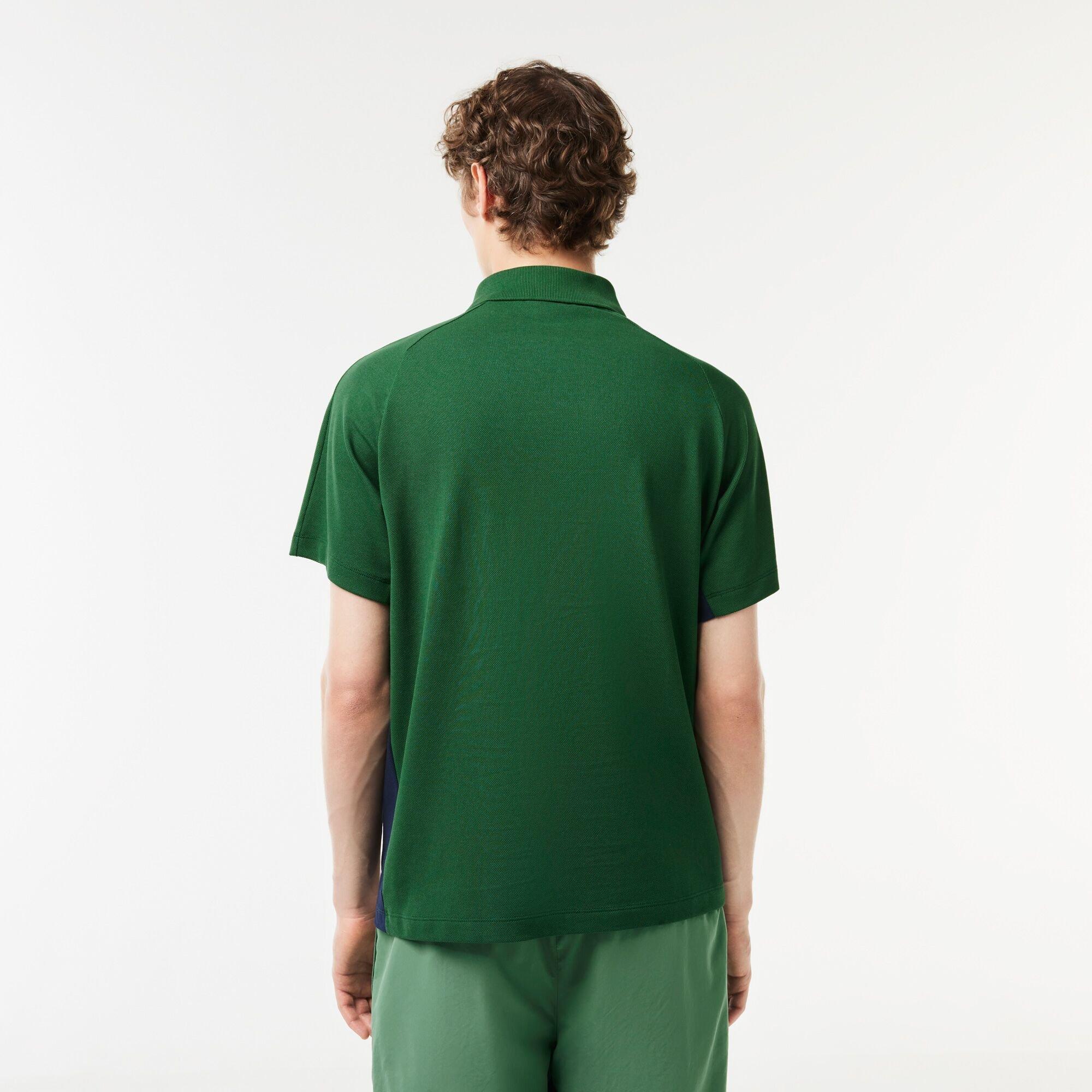 Lacoste Lacoste Men'S Cotton Mini-Pique Colourblock Polo Shirt Mens