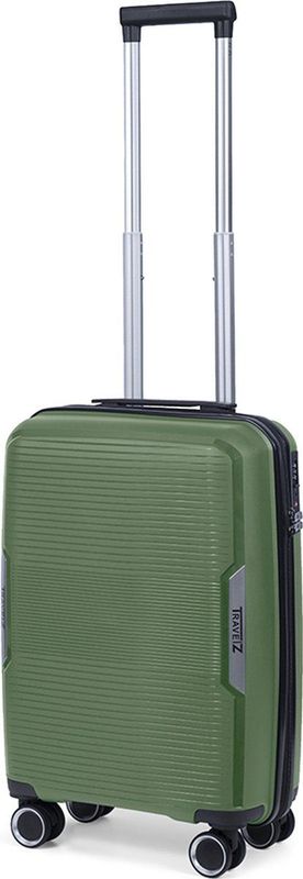 TravelZ - Swinger - Handbagage Koffer - Groen - 55 cm - 35 ltr met TSA-slot