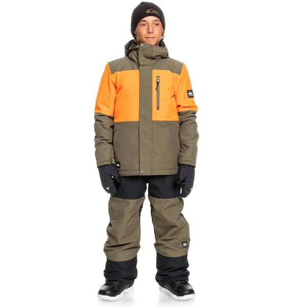 Veste de ski QUIKSILVER MISSION BLOCK YOUTH JK GRAPE LEAF