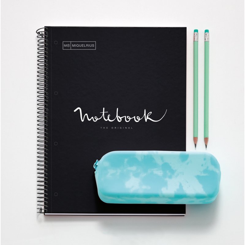 Notebook Emotions, Couverture rigide, A4, quadrillage 5 x 5 mm, 80 feuilles