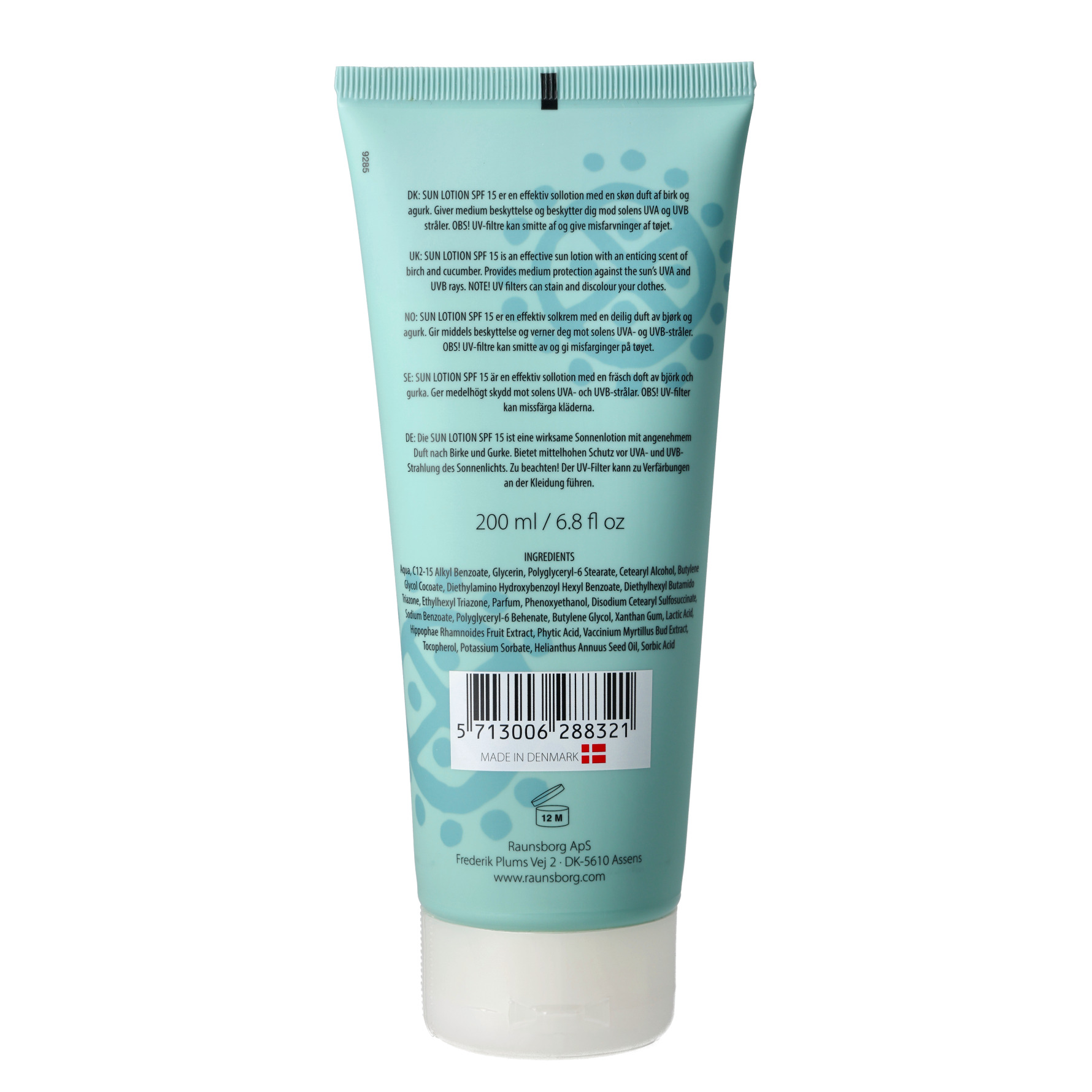 Raunsborg Nordic Sun Lotion SPF 15 200 ml