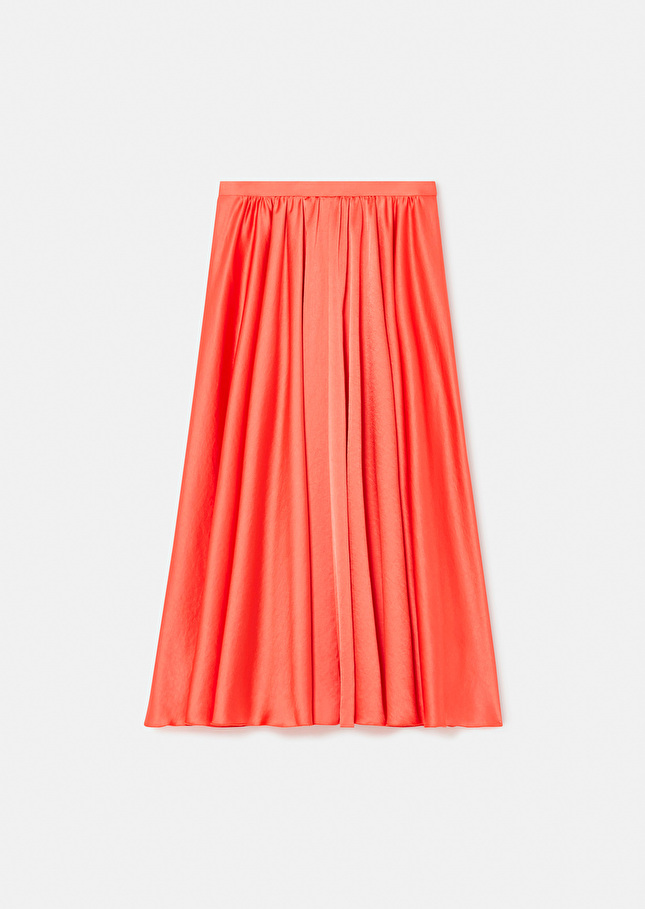 Jupe Jolandacorail en satin fluide