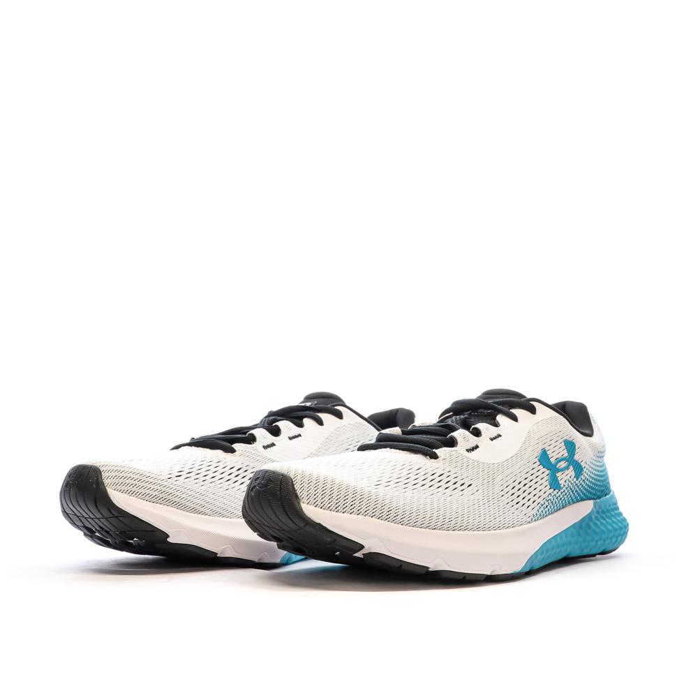 Under Armour Chaussures de Running Blanc/Bleu Homme Under Armour Charged Rogue 4