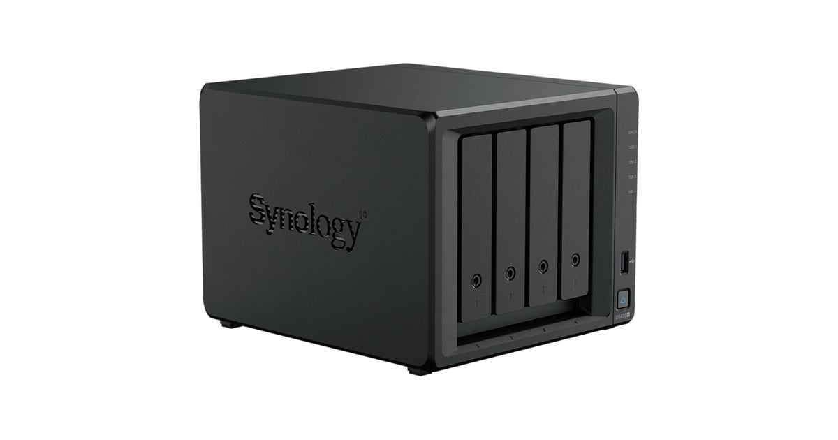SynologyDiskStation DS425+ nas  (Zwart, 2x LAN, 2x USB-A 3.2 (5 Gbit/s))