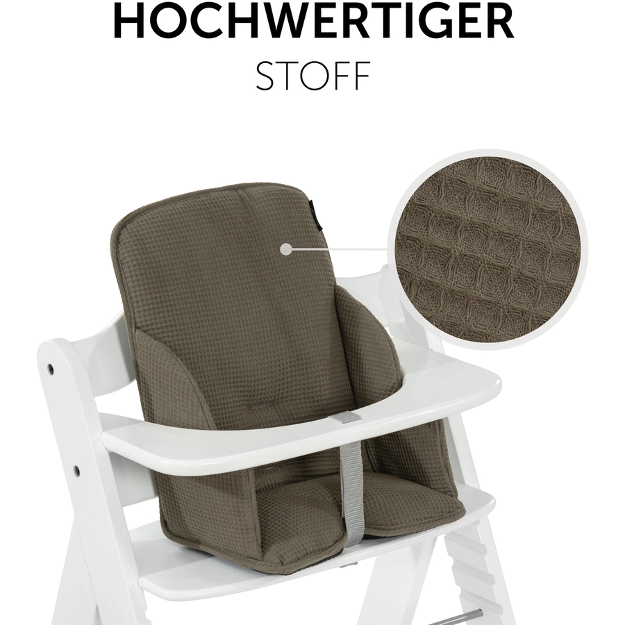 hauck Hochstuhlauflage Alpha Cosy Select Waffle Piqué Olive