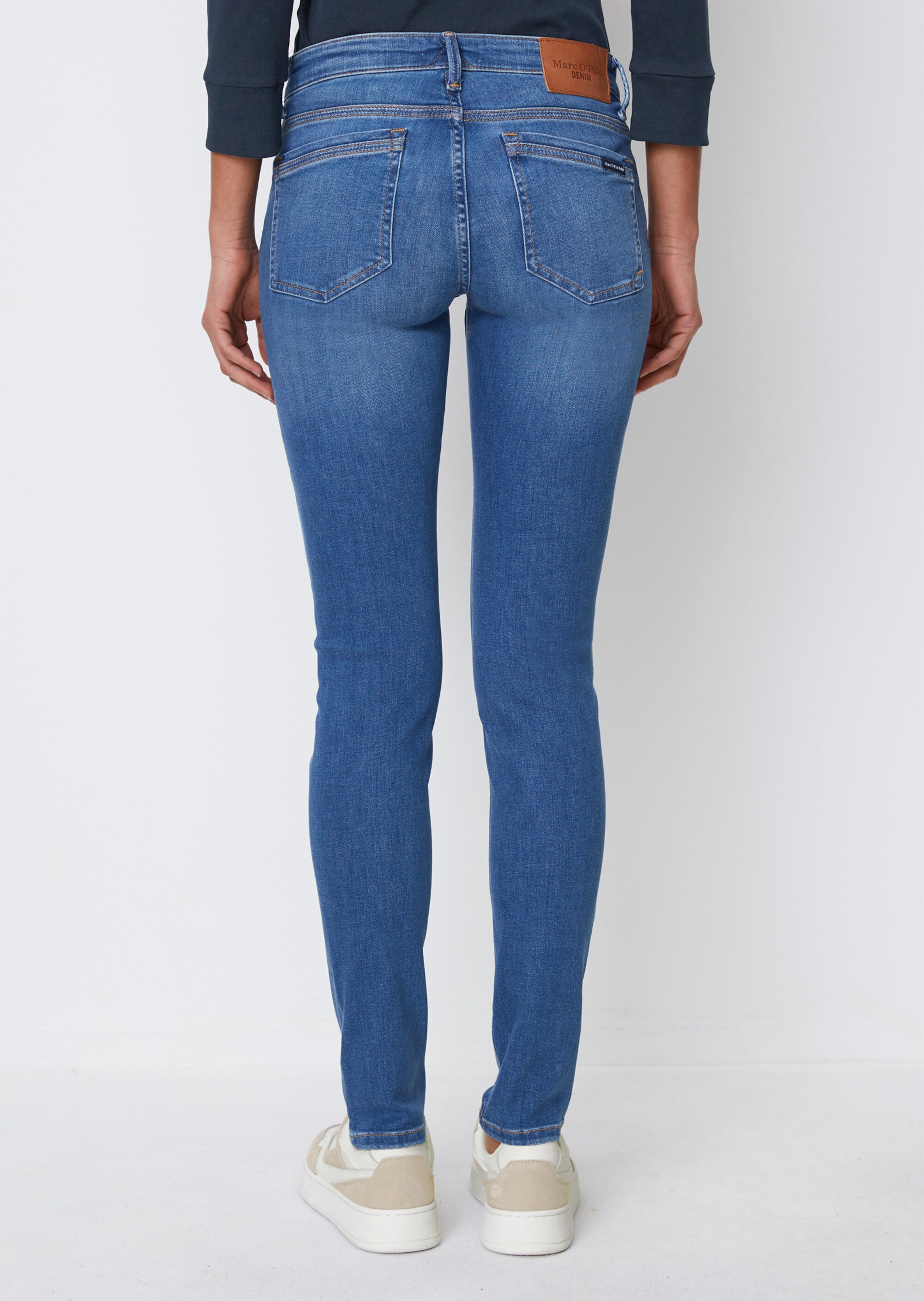 Jeans Modell SIV skinny low waistaus stretchigem Organic Cotton-Mix