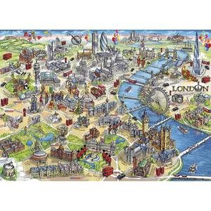 London Landmarks Jigsaw Puzzle 500pc (Jigsaw)