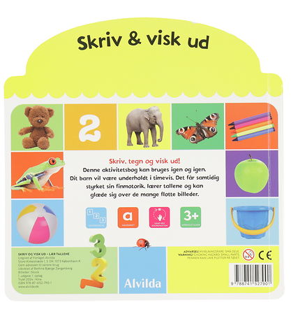 Alvilda Aktivitätsbuch - Schreiben und Löschen - Lsind die Zahle