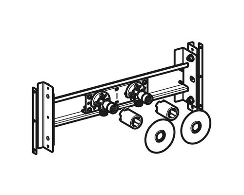 GE Duofix traverse voor opbouwmontage, variabel 111.787.00.1