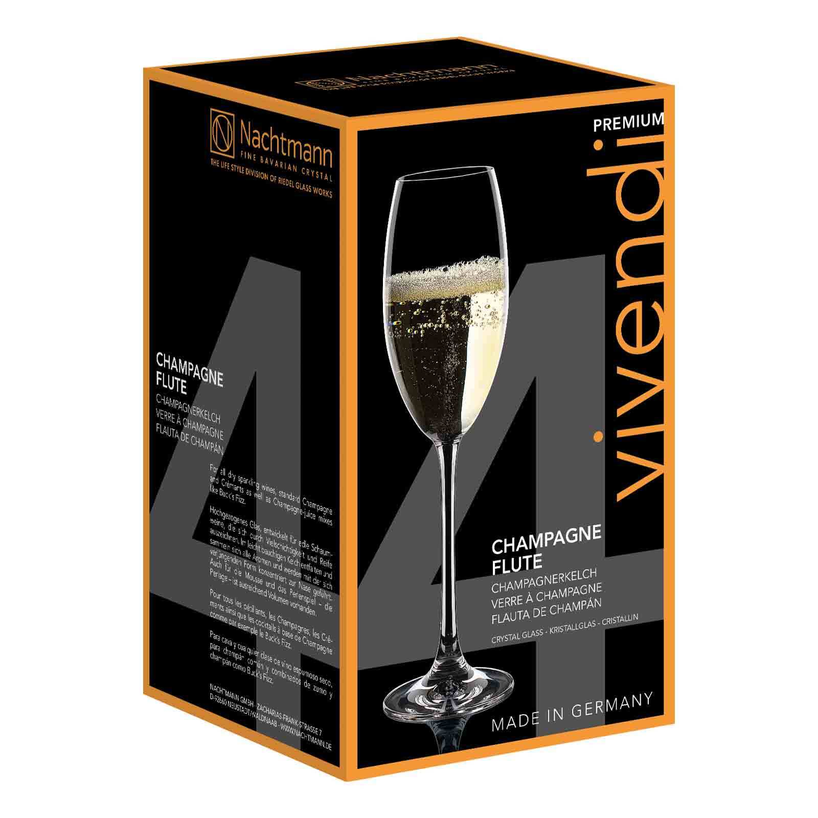 Nachtmann Champagnergläser Vivendi 272 ml 4er Set