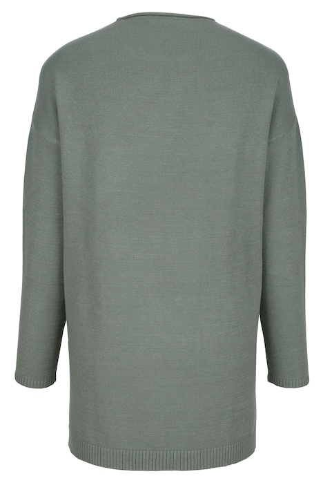 Pullover, Statement, Saum hinten länger