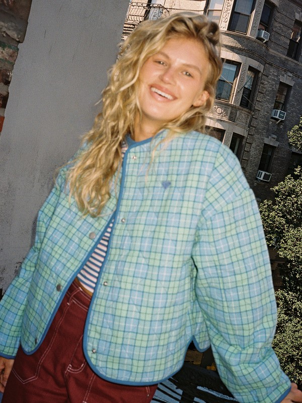 Seaside Resort Veste ample molletonnée Bleu Femme