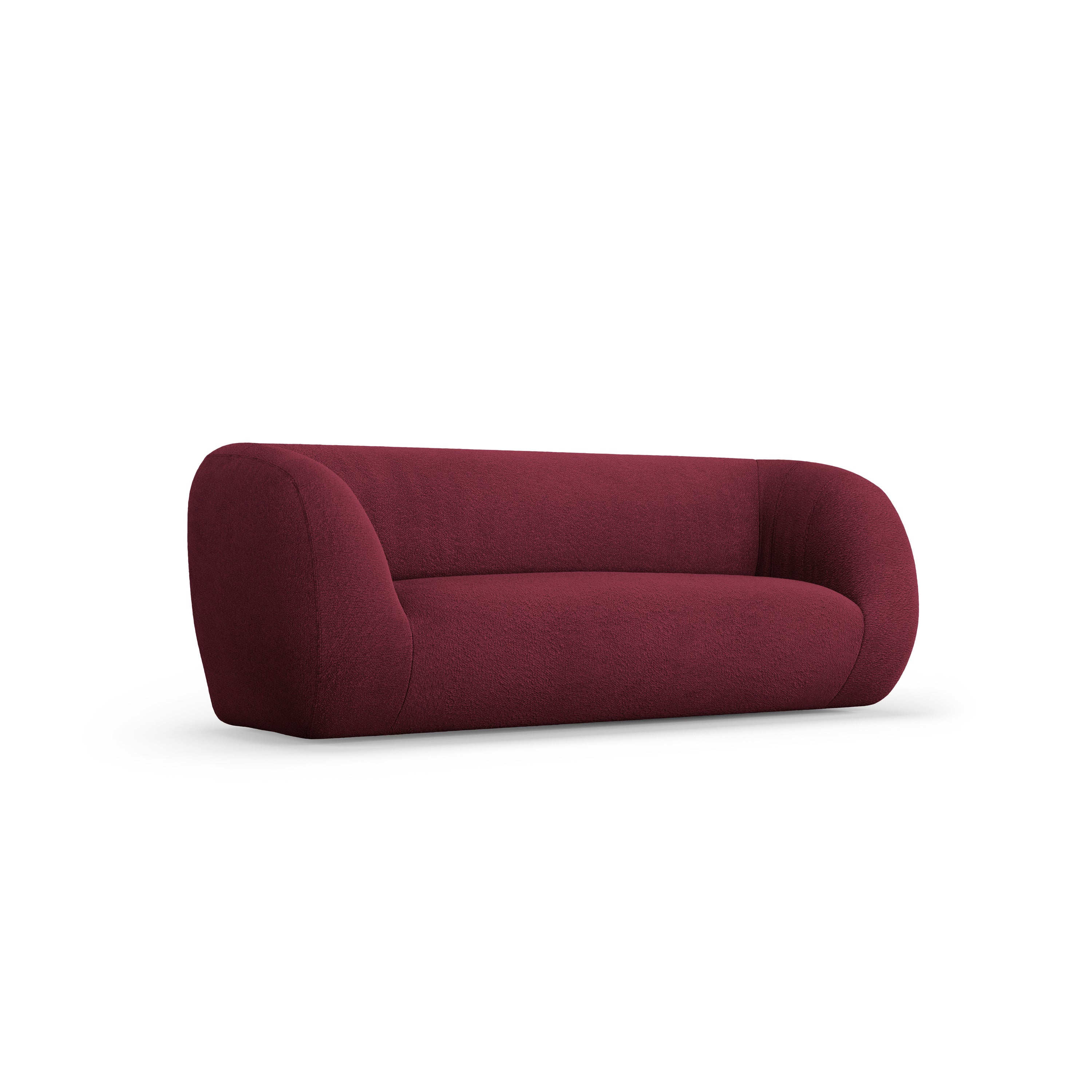 Cosmopolitan Design Essen 2,5-zitsbank - Bouclé - Bordeauxrood