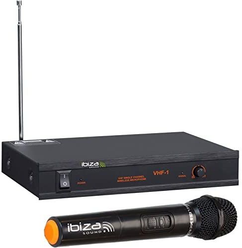 Boost / Ibiza Sound VHF1B 1 kanaals draadloos handheld microfoon systeem VHF