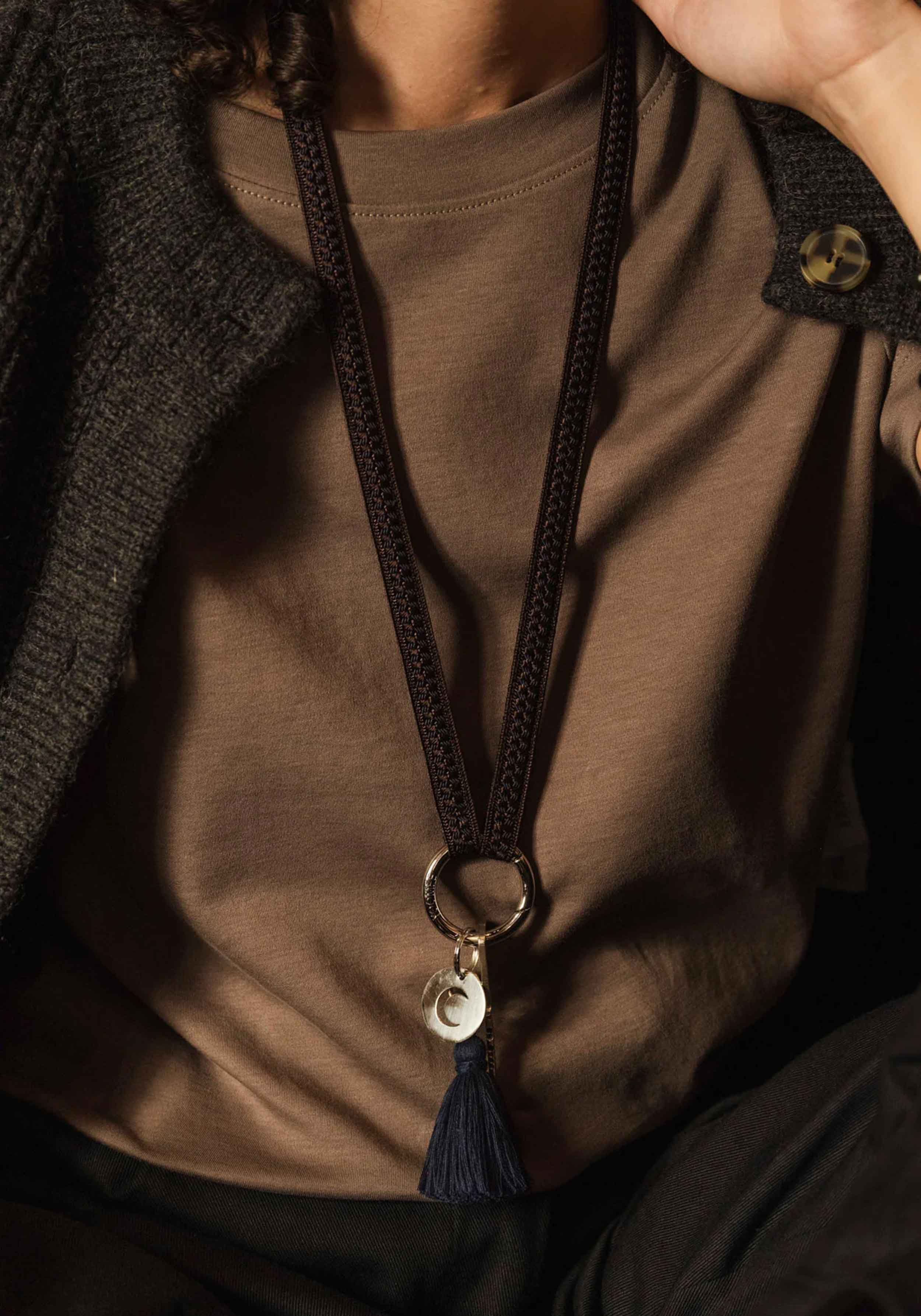 YOOMEE Schlüsselband Keychain Zahra Nightingale Gold