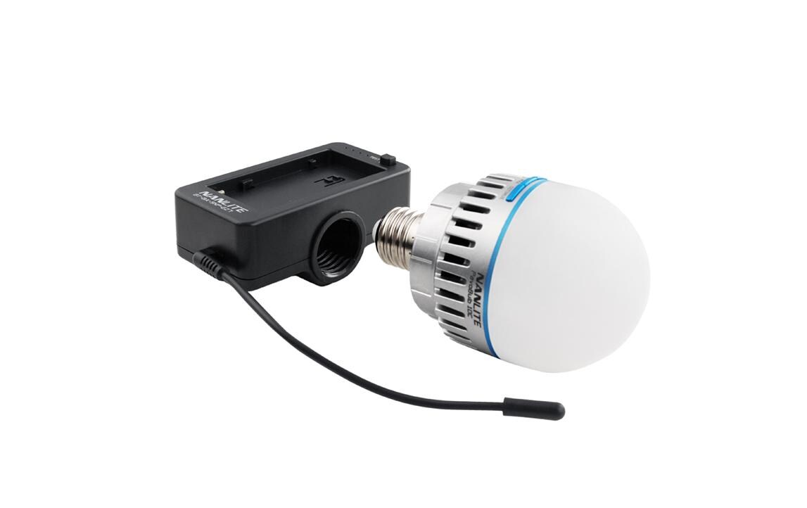 BT-BA-SNP-E27Batterie Adapter NP-F mit E27 Gewinde