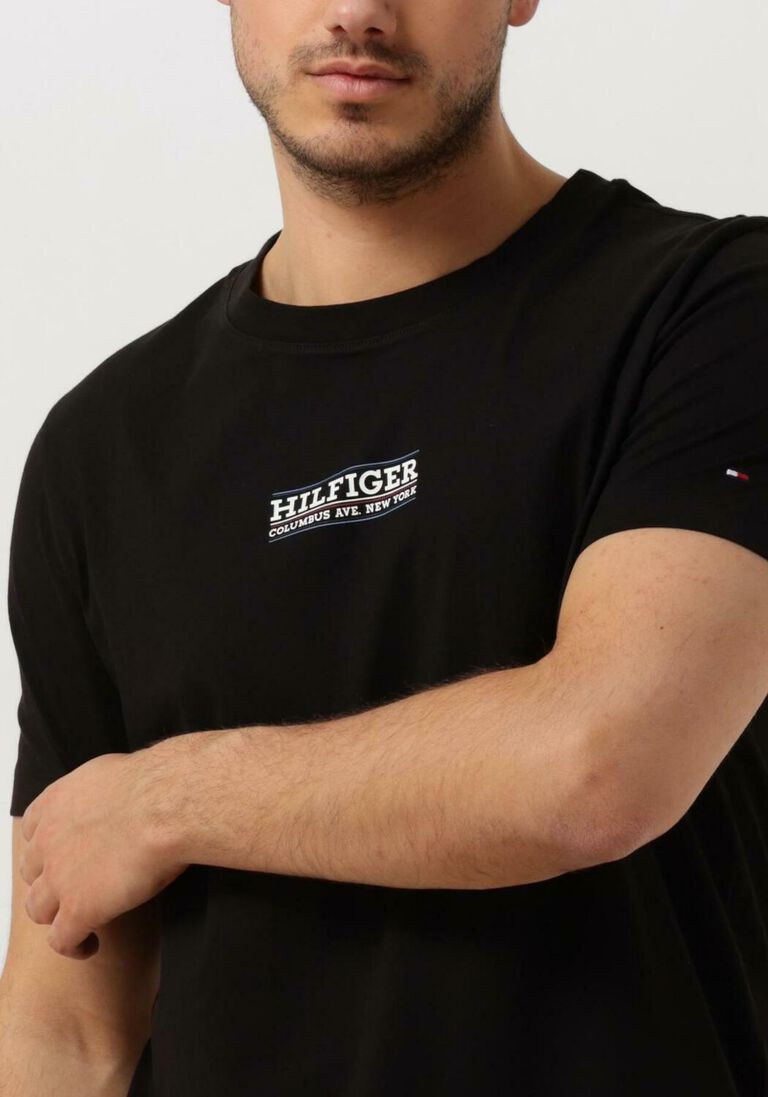 TOMMY HILFIGER zwarte tommy hilfiger t-shirt small hilfiger tee