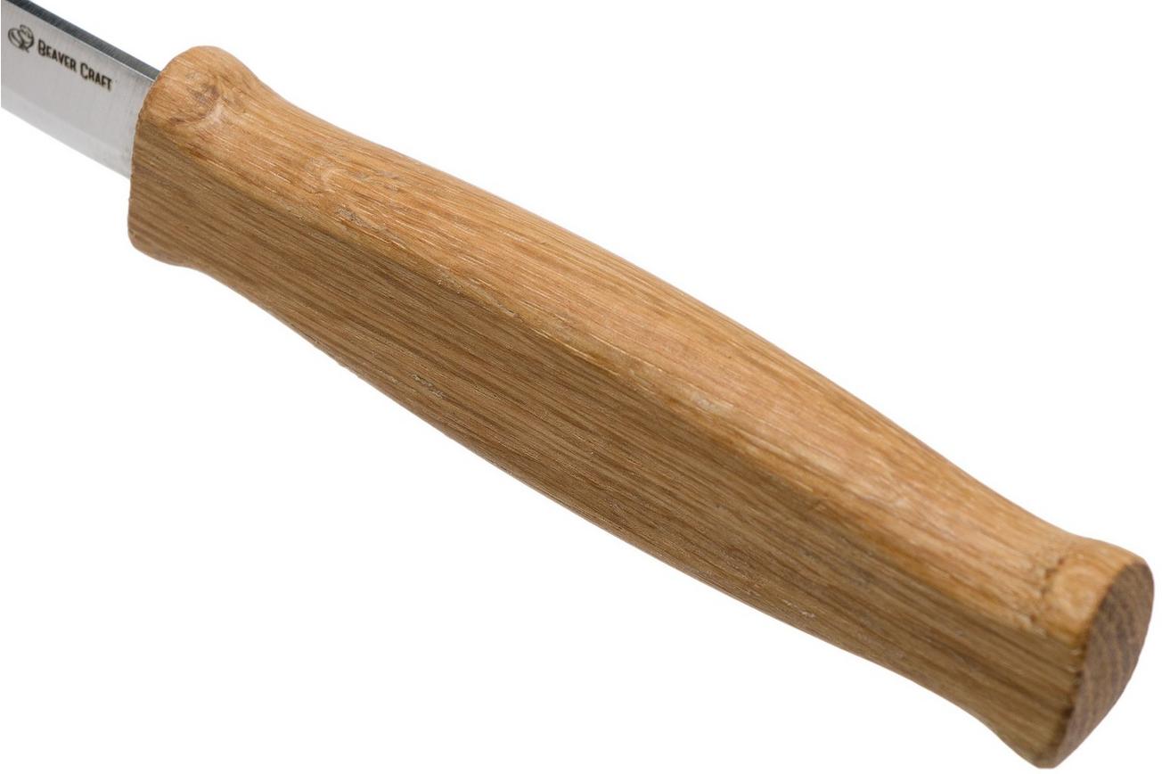 BeaverCraft Whittling Sloyd Knife Oak C4, houtsnijmes