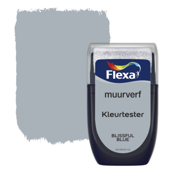 Flexa Creations muurverf kleurtester Blissful Blue 30ml