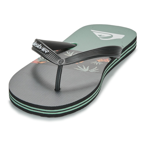 Quiksilver - MOLOKAI STRIPE - Noir / Vert